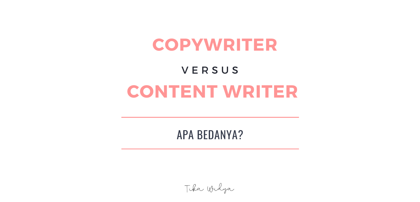 content writer vs copywriter