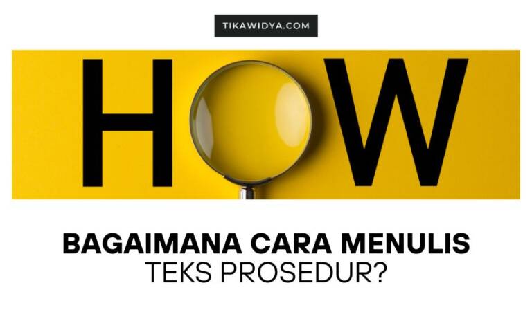 Cara Menulis Teks Prosedur Dan Contoh Teks Prosedur Info Edukasi Dan